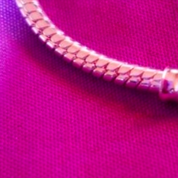 .925 Thick Solid Sterling  Charm Bracelet - Picture 2 of 4